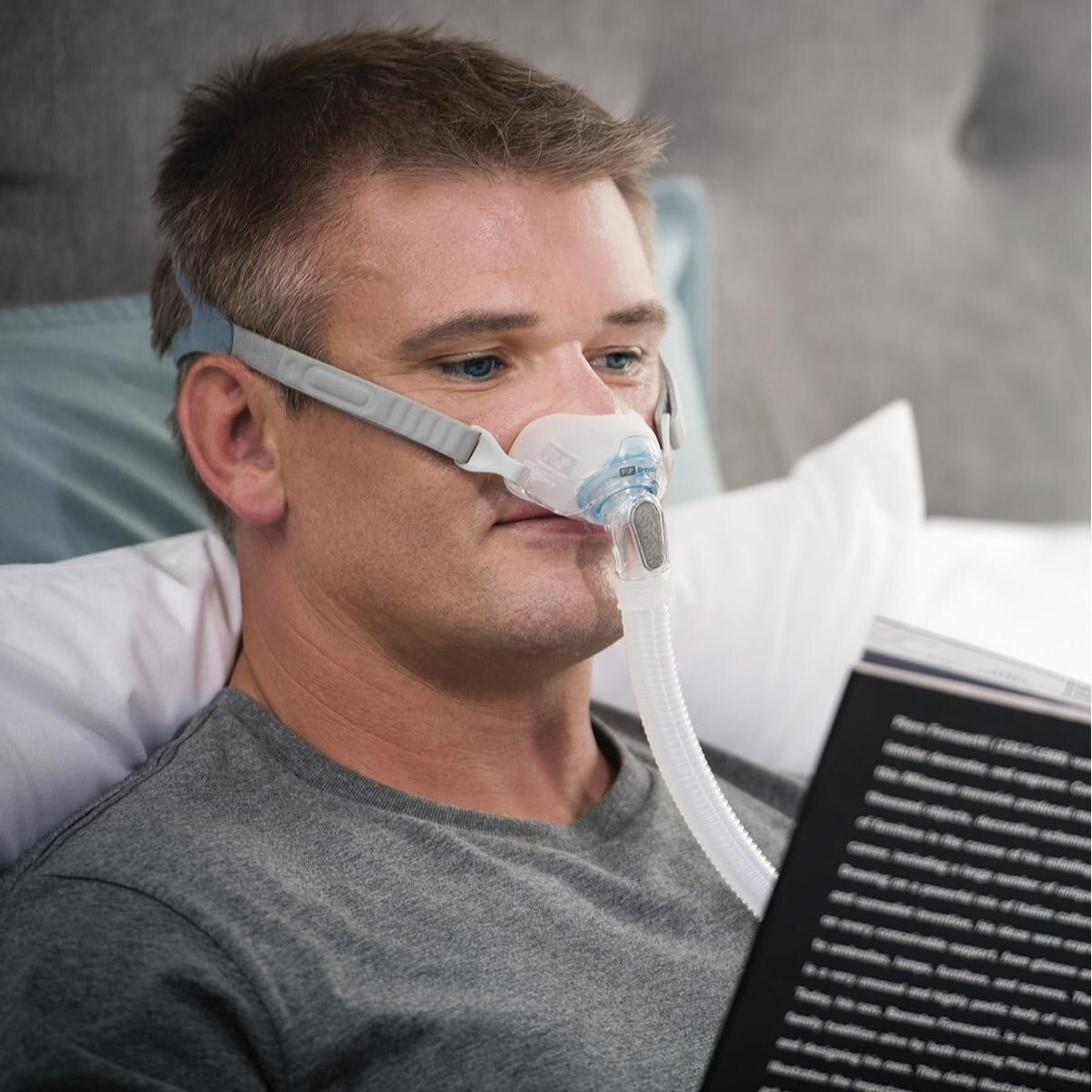 Fisher & Paykel Brevida Nasal Pillows CPAP Mask – Complete with Headgear | Gentle Seal, Ultra-Light Comfort