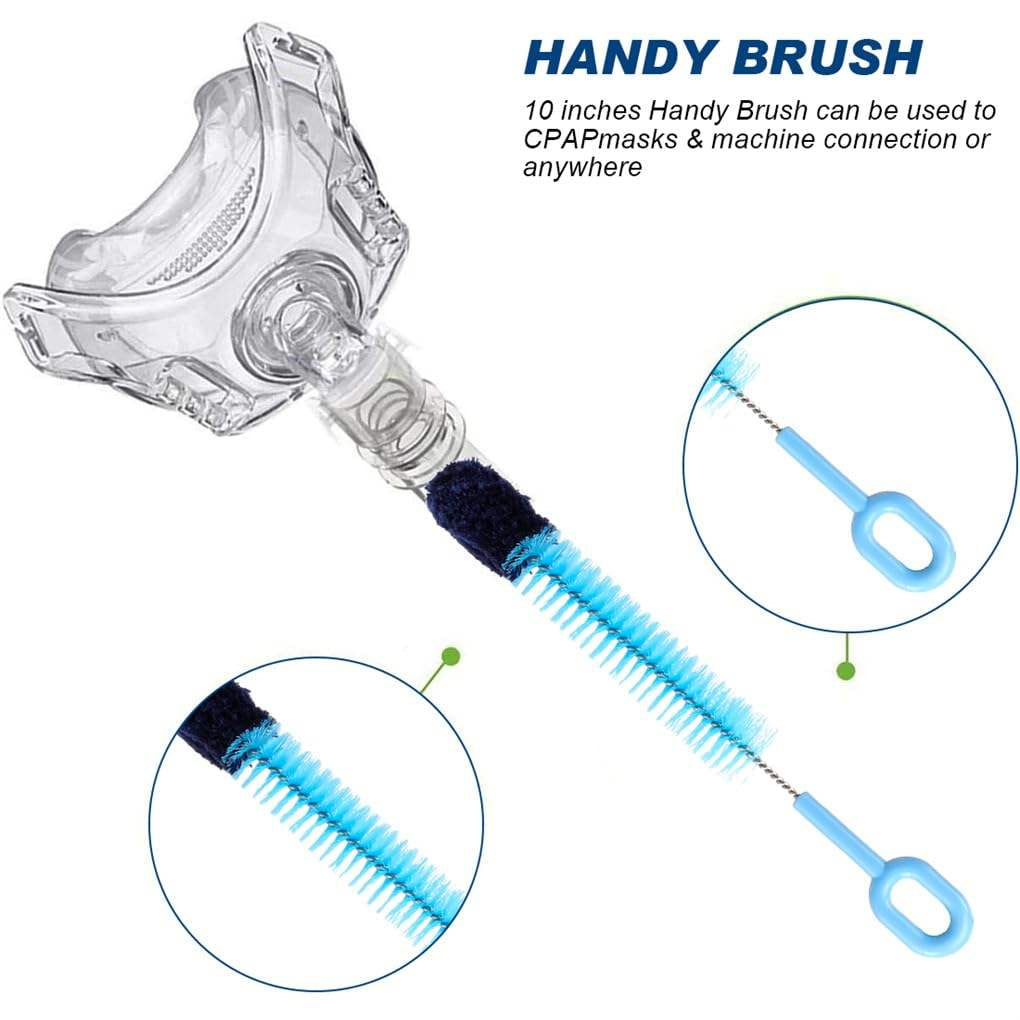 CPAP Hose Cleaning Brush Set – 7 ft Flexible Brush + 10 inches Handy Brush