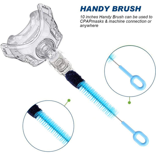 CPAP Hose Cleaning Brush Set – 7 ft Flexible Brush + 10 inches Handy Brush