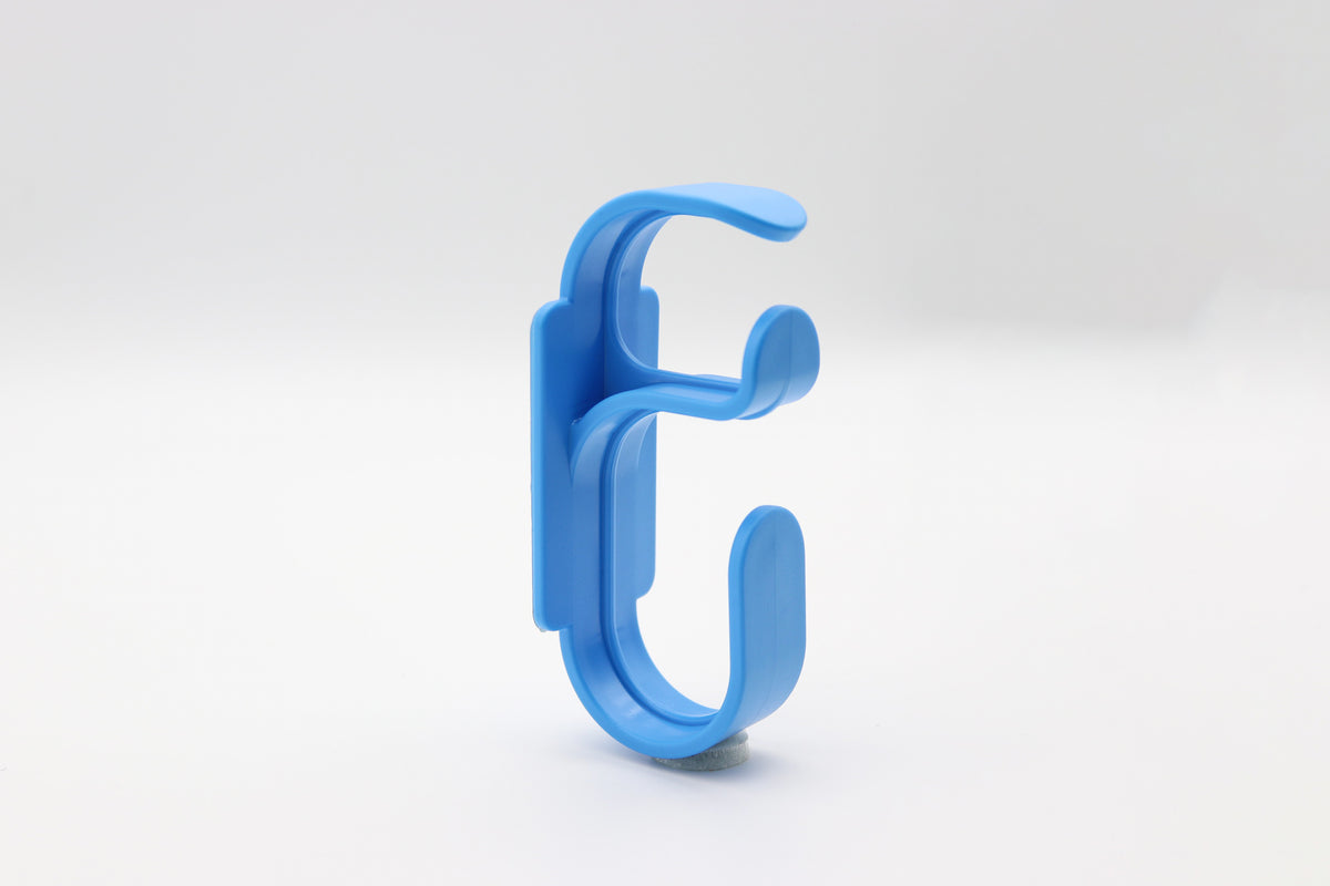 CPAP Hose & Mask Wall Hook – Blue Organiser