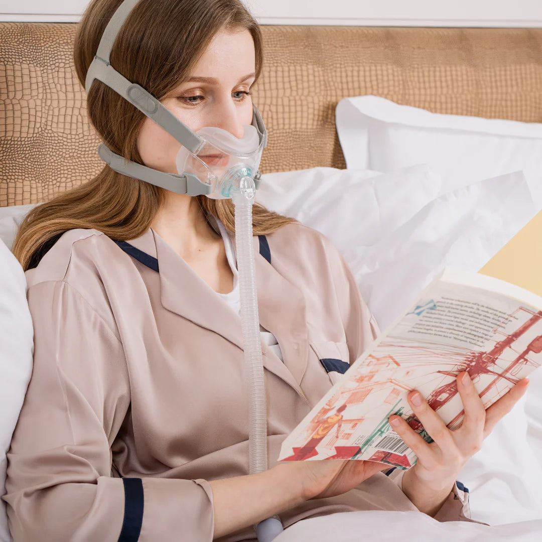 BMC F6 Full Face CPAP Mask | Ergonomic Design | Comfortable Seal for Sleep Apnea Therapy