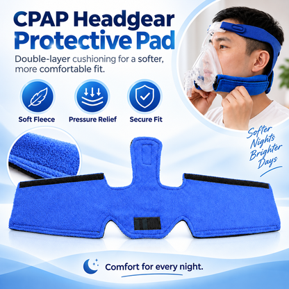 Full CPAP Headgear Protective Fleece Pad