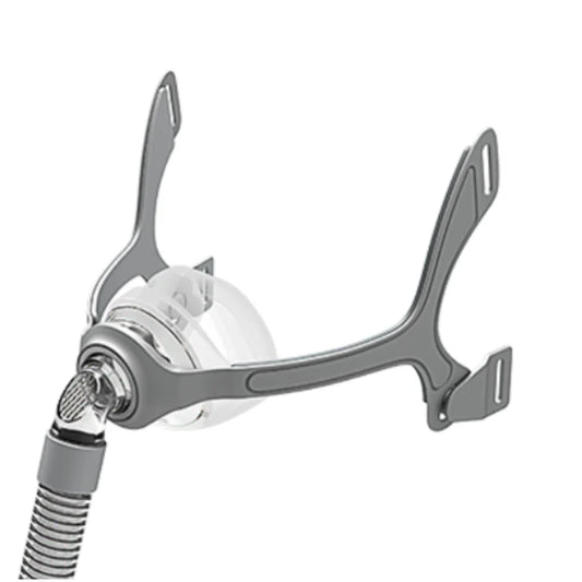 BMC N5A Nasal CPAP Mask with Headgear | Frame-Free Design | Clear Vision Sleep Apnea Therapy