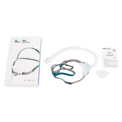 BMC N6 Nasal Cradle CPAP Mask Starter Kit | Under-Nose Cushion | Complete Sleep Apnea Solution